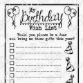 Mijn Birthday wishlist