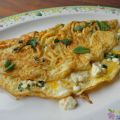 Corsicaanse omelet met munt en geiten- of[...]