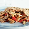 Gebakken mosselen met champignons