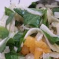 Kikkererwtensoep met spinazie-venkelsalade