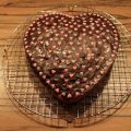 Valentijnscake met chocoladeglazuur en[...]