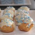 Kraamfeest idee: soesjes met muisjes