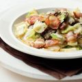 Pasta met witlof en ontbijtspek