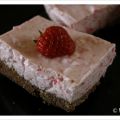 Mini aardbeien cheesecakejes