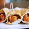 Vega: Wraps met aardappel, paprika, ui en tomaat