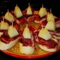 Tapas recept Iberico ham met meloen