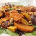 Foodblogswap: salade met ovengebakken groenten