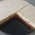 Witte chocoladetaart met Aardbeien