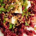 Quinoa salade met rode biet en brie