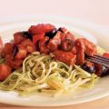 Pasta met ratatouille en tofu