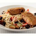 Groentespaghetti met Toscaanse carrÃ©s