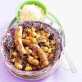 snelle stoof met couscous en worst