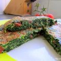Spinazieomelet met sucuk (uit Morito)
