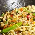 Noodles met kip