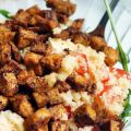 Couscous met tomaat, feta, tofustukjes met[...]