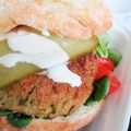 Thuisbezorgd: Quinoaburger, bio rundvleesburger[...]