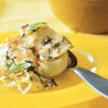 Preiflan met basilicum