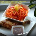 Thaise salade+gegrilde kip+lekkere Thaise saus/[...]