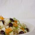 Venkelsalade met sinaasappel en zwarte olijven