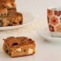 Blondies met witte chocolade & cranberries