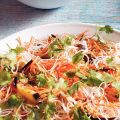 Oosterse miesalade met aubergine