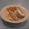 Pannenkoekjes met kweeperen en boerenjongensijs