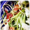 Salade van courgette-spaghetti met bacon &[...]