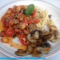 Zomerse ratatouille met gebakken champignons en[...]