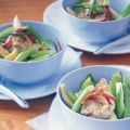Curry van varkenshaas met voorjaarsgroenten