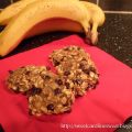 Vegan banana chocolate chip cookies