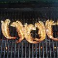 Langoeststaart van de barbecue