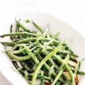 Sperziebonen met basilicum