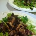 Wraps met zwarte bonen en avocado