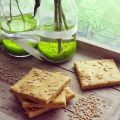 Cheezy Sesamcrackers