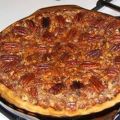 Custardtaart met pecannoten