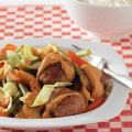 Gehaktballetjes met gado-gado