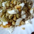 Tonijnkerrie-saus met rijst en ei
