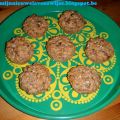 Muffins met abrikoos en zonnebloempitjes