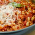 Jamie’s witte bonen in tomatensaus