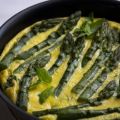 Frittata met asperges & munt
