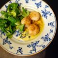 Coquilles in gember-limoen-curryboter