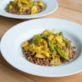 Wat eten we vandaag: Kip kerrie met spelt +[...]