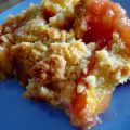 Nectarine crumble