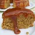 Speculooscake met caramelsaus