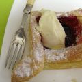 Origami-gebakjes met jam