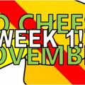 NO CHEESE NOVEMBER: Update week 1
