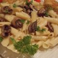 Makkelijke pasta met champignonroomsaus