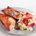 Geitenkaasflapjes met rauwkostsalade