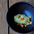 aardappel - broccoli puree met croutons