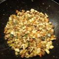 gehakt en groentes uit de wok